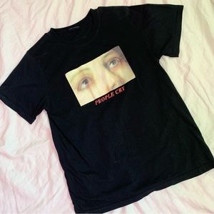 People cry Minga t shirt